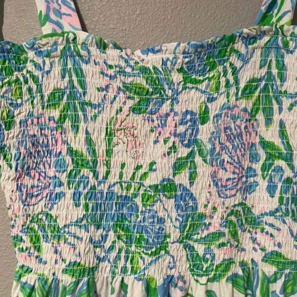NWOT LILLY PULITZER Kailua Smocked Maxi Dress M L XL - Picture 3 of 5